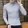 Nuovo Designer Inverno Caldo Maglione di Cachemire Uomo Dolcevita Maglioni da Uomo Pullover Slim Fit Uomo Maglieria Classica Pull Homme