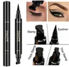 Nuovo Brand Cmaadu Eyes Liner Make Up Pencil Waterproof Black Black Double Deup Stamps Eyeliner Pencil Eyes5574239