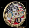 USA Navy USAF USMC Army Craft Coast Guard American Eagle Totem Gold Military Medal Challenge Coin8494107