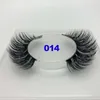 100% 3D Mink Makeup Cross False Eyelashes Eye Lashes Extension Handmade nature eyelashes 15 styles for choose also have magnetic eyelash