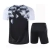 Новый костюм для бадминтона для мужчин039s и женщин039s с коротким рукавом, быстросохнущий костюм для настольного тенниса, спортивная рубашка для бадминтона, рубашка1245634