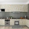 autocollants huile de cuisine auto-adhésif modèle en marbre imperméable papier décoration murale comptoir poêle armoire bureau salle de bain papier peint de rénovation