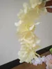 Gratis Frakt Elegant Konstgjorda Silk Blomma Wisteria Vine Rattan Diy Garland För Bröllop Mittorpieces Dekorationer Hem Ornament 5 Färger