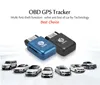 OBD2 GPS Tracker Rastreador de automóveis GSM Dispositivo de rastreamento GSM TK206 Geo-fence Over-Speed ​​Vibration Vibration Move Alarme Web App App Tracking