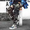 Hip Hip Streetwear Men's Camouflage Joggers Pants Knaki Baggy Cargo pants men Cargo Men 42 size Streetwear