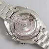 4 F￤rgklockor Luxury Super OM Factory Cal 9900 Automatisk r￶relse Kronograf Ceramic Bezel 45 5mm Swim Mens Watch206J