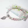 Wholesale- designer jewelry women bracelets opal beads charm crown leaf Bracelet iced out bracelet NE982-1