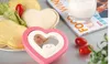 Groothandel-1 stks Gratis Verzending Ontbijt Bento DIY Hartvorm Sandwich Maker Cake Cookies Brood Mold Cutter
