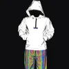 Dropshipping Nuovo Giacca Riflettente Uomini Cappotto con cappuccio Cool Hip Hop Giacche Notte Glow Mens Giacche Streetwear Jaqueta Masculino