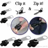 Button Fix A Zipper Kit di riparazione universale per cerniere da 6 pezzi Come visto su Ripara qualsiasi cerniera in una confezione di sacchetti Opp Flash9067968