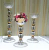Europa kort vas akryl blomma stå kudde kruka hem deliera vaser Rom bröllop centerpieces bord dekoration senyu0324
