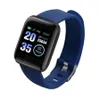 Smart Watch Quente 116Plus 1.3 polegada Cor de cor Coração Pressão Hídrica Sleep Waterproof Step Counter Bluetooth Sports Watch for: iPhone