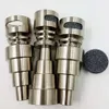 Universele Domeloze 6 in 1 Titanium Nails met Maan Rock 10mm 14mm 18mm Mannelijke Vrouwelijke Joint voor Glasbongen Waterleidingen DAB RIGS