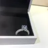 Roman Ring Smycken Inlay Cubic Zirconia Silver Ring Female Designer Smycken Kvinnliga förlovningsringar8131769