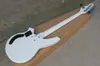 Guitare électrique basse à 5 cordes, musique blanche, avec circuit actif, pickguard blanc, manche en palissandre, vente en gros d'usine