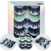 3D Mink Eyelashes Natural False Eyelashes Long Eyelash Extension Faux Fake Eye Lashes Makeup Tool 5Pairs/set RRA1472