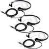 3X 1 Pin 3,5 milímetros Tubo garganta MIC Fone Covert Air Fone de ouvido para o iPhone Samsung