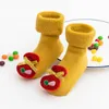 2019 neue Winter Weihnachten Baby Socken 3D Cartoon Neugeborenen Socken Säuglings Socken baumwolle kleinkind socke baby kleidung 0-3y