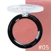 HANDAIYAN 6 colori opachi Blush Rouge Polvere cosmetica nuda Polvere naturale illuminante per trucco in polvere pressata per fard a lunga durata