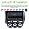 Android Car Video Head Unit 9 Zoll HD Touchscreen GPS-Navigation für 2002–2008 Honda Jazz Manual AC mit Bluetooth-Unterstützung Carplay SWC