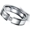 Diamond Couple Rings 18k Rose Gold Gun Black Love Romantic Designer Jewelry for Men Women Valentine's Day Wedding Promise Accessories Ring