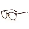 Wholesale-Merk Vrouwen Zonnebril Brillen Frame Retro Vintage Clear Lens Bril Metalen Effen optische oogbril Feminino C18122501