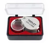 How Mini 30x21mm Loupes Jewelry Diamond Magnifiers Magnifying Glass Ingenious portable Loupe Magnifier Silver color with retail box WCW140