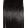 Dilys Human Hair Tece Extensões de Cabelo Reta Extensões Brasileiras Cabelo Humano Wefts Bundles Cor Natural 8-28 polegadas