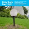 8 adet / grup Bahçe Dekorasyon LED Güneş Işık Açık Su Geçirmez Çim Işık Yolu Peyzaj Lambası Ev Yard Driveway RO