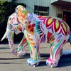 Aangepaste gigantische opblaasbare olifant met blowerfor park show olifant 2m hoogte parade voor evenement / straat