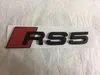 3D Chrome Audi RS3 RS4 RS5 RS7 RS8 - Matt Black eller Silver Logo Boot Badge Emblem
