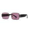 Оптово-дизайнер Паровой панк металл квадратный роскошный солнцезащитные очки мужчин женщин европейских и американских моды уличные съемки очки