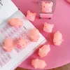 Mini Pink Pigs Toy Cute Winyl Squeeze Sound Animal