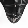 Faux Leather Jockstrap Underwear with Dog Slave Roleplay Chain Erotic Panties Sexy briefs Gays Porno Lingerie Mens Male Thongs4448655