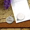 20pcsstainless steel charms BE happybravethe changekindyourself charms pendants for necklacebraceletkeychain DIY jewelry9950679