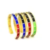 Hela rostfritt stål Fashion Hastighetsmätare Bracaletes Pulseras Vintage Gold Plated Love Bangle Armband för män Manschettarmband 275R