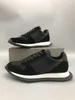 New list genuine leather mesh lining sports shoes first layer water dyed leather trend fashion personality non-slip shock absorber shoes