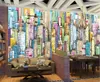 Custom 3d wallpapers Hand painted city oil painting wallpapers background wall decoration painting