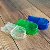 Séparateur de pilules en plastique, demi-compartiment de rangement, boîte à médicaments, support de tablette, sûr, livraison gratuite WB1233, vente en gros