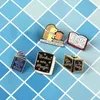 Women Brooches Pin Cute Punk Style Book Vintage Metal Kawaii Enamel Pin Badge Buttons Brooch Shirt Denim Jacket Bag Decorative for Women Girls