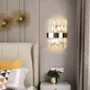 Moderne LED-Kristall Wandleuchten hochwertige Chrom-Wandleuchten für den Schlafzimmer Nachttischlampe Kopf Treppe Leuchten