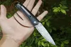 Toppkvalitet Små Damascu Pocket Folding Kniv VG10 Damaskus Stål Drop Point Blade Ebony Handle Edc Knives Present Knives