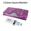 Verre infrarood afslanke sauna-blanke verwarmingstherapie slanke tas sauna thermische deken body detox machine