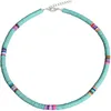 New Arrival Bohemian Female Multicolor Choker Necklace Candy Color Soft Pottery Neck Chain Necklaces