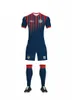 2019 Neue Design-Sublimation 100 % Polyester Uniform De Futbol Fußballtrikot Sport-Sets mit Shorts