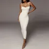 2020 Womens Summer Dresses Strap Female Clothes Sleeveless Beach Dress Solid Color Bodycon Tube Sexy Dress Womens Top Fashion1