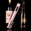 Multi color Automatic Wine Bottle Opener Kit Automatic Corkscrew Electric Wine Opener Cordless With Foil Cutter And Vacuum Stopper