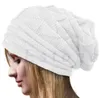 Nouveaux chapeaux d'hiver avec trou, bonnets tricotés chauds pour femmes et filles, chapeaux en laine queue de cheval WY369