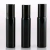 10ml UV Roll On Bottle Gold and Silver Essential Oil Steel Metal Roller ball fragrance Perfume LX7536