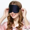 100% Mulberry Silk Sleep Máscara EyePatch Cubierta de sombra de sombra de ojos Patch Soft Cómodo Cómodo Cuidado de la salud Portátil Vendimiento Viño
